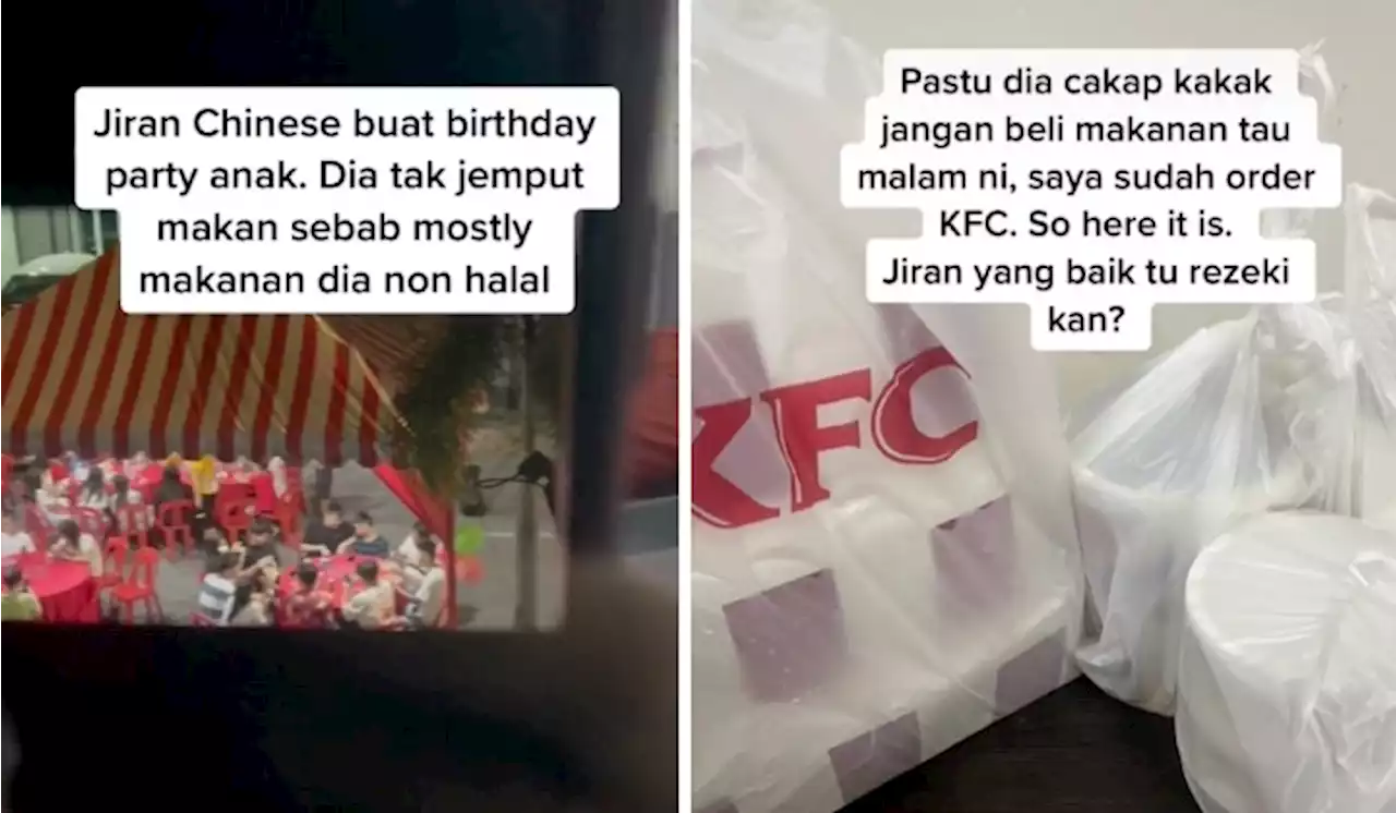 [Watch] Chinese Family Buys KFC For Malay Neighbour, Couldn't Invite To Birthday Party Due To Non-Halal Food | TRP