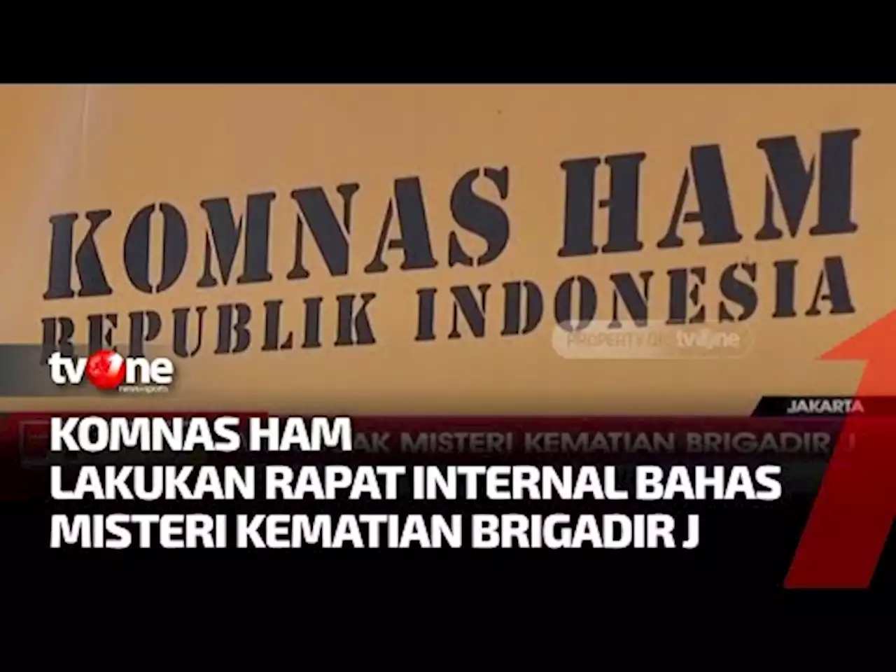 Pemeriksaan Lanjutan Penembakan Brigadir J, Komnas HAM Rapat Internal - tvOne