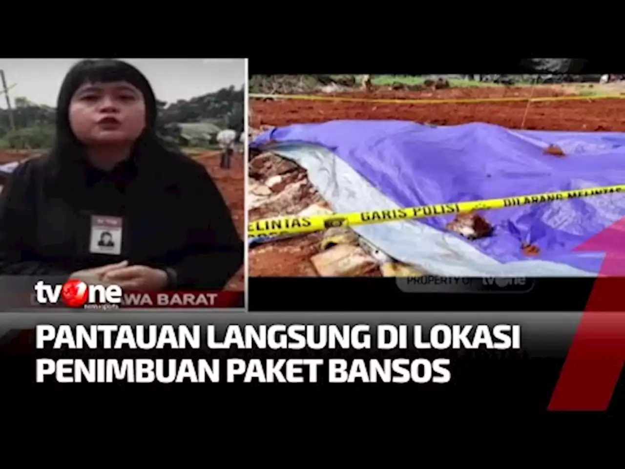 Polda Metro Jaya Periksa Lokasi Penguburan Beras Bansos - tvOne