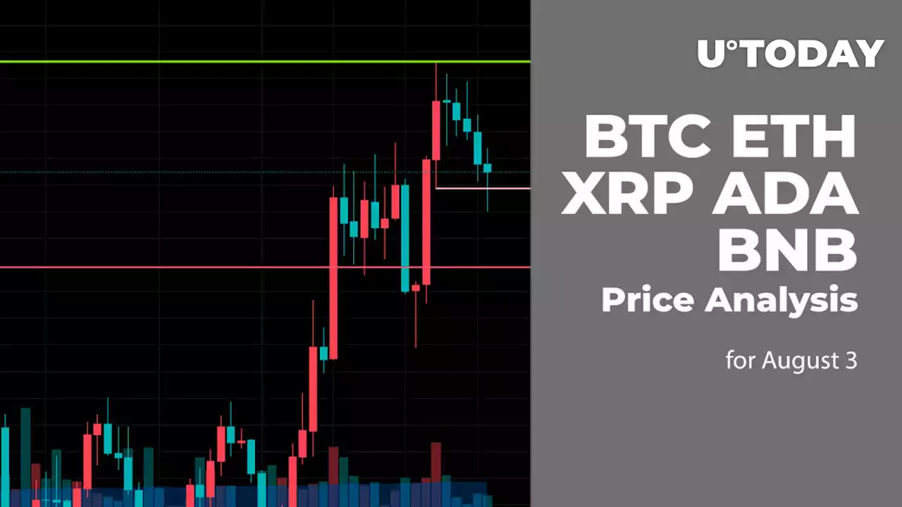 BTC, ETH, XRP, ADA and BNB Price Analysis for August 3