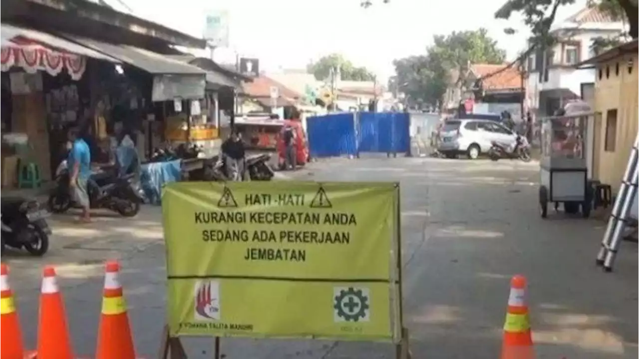 Dinas Perhubungan Larang Kendaraan Melintas di Jembatan Cibubur