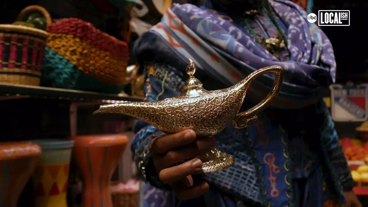 Go behind the scenes at Disney's Aladdin on Broadway