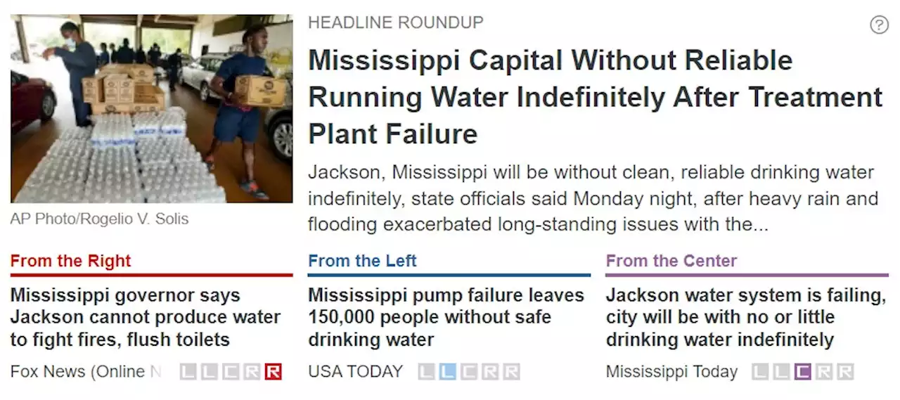 Mississippi Capital Without Reliable Running Water Indefinitely After Treatment Plant Failure