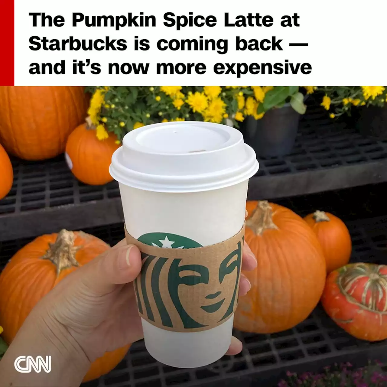 Starbucks' Pumpkin Spice Latte is coming back at a higher price