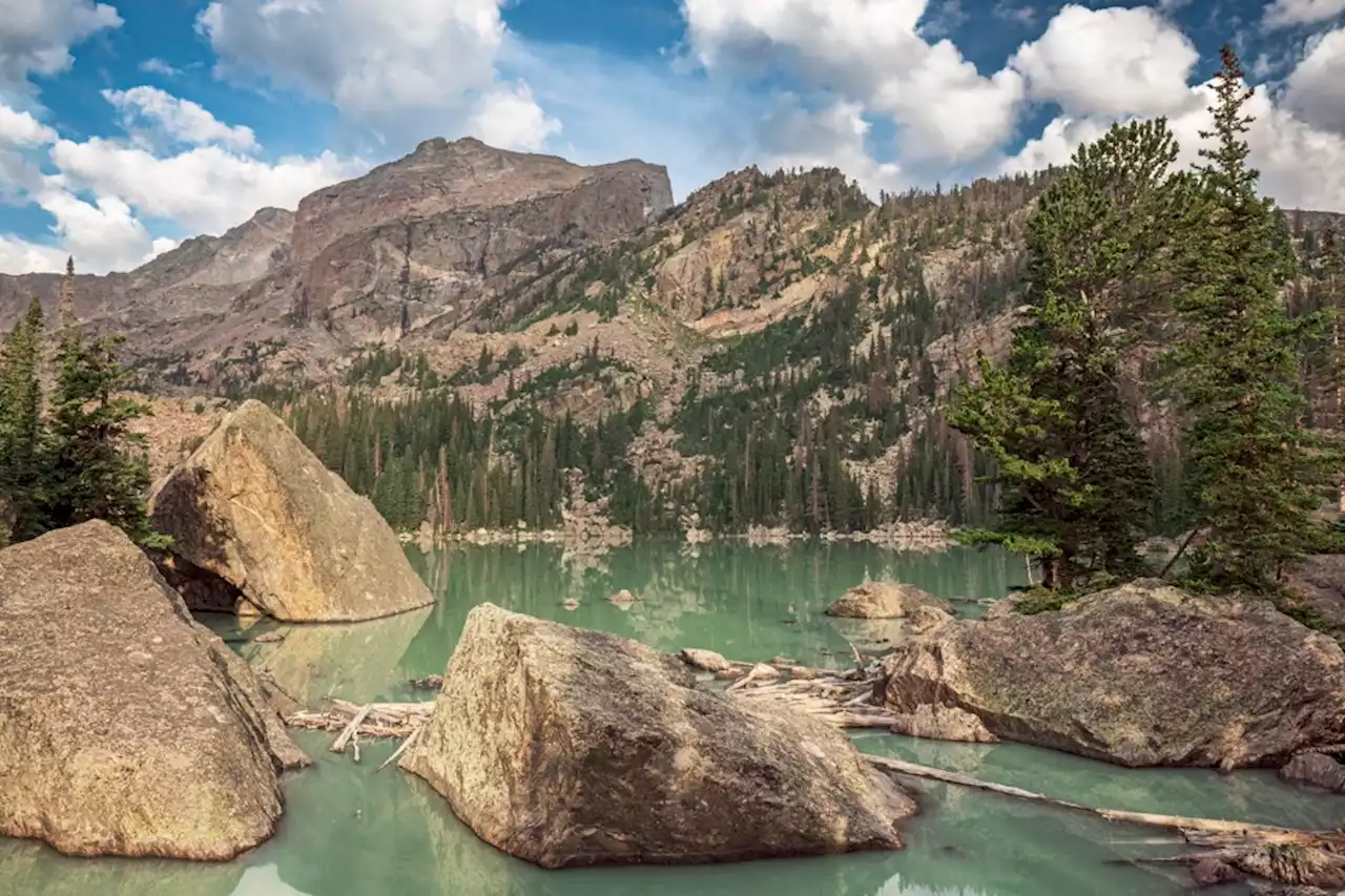 Now is the time to witness the new milky blue color at Lake Haiyaha