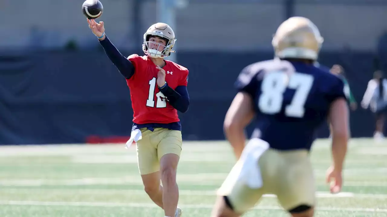 Notre Dame QB Tyler Buchner will start against Ohio State. Here's what we know about him.