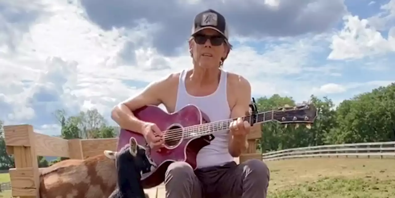 I'm Obsessed With Kevin Bacon Covering Beyoncé Surrounded By Baby Goats