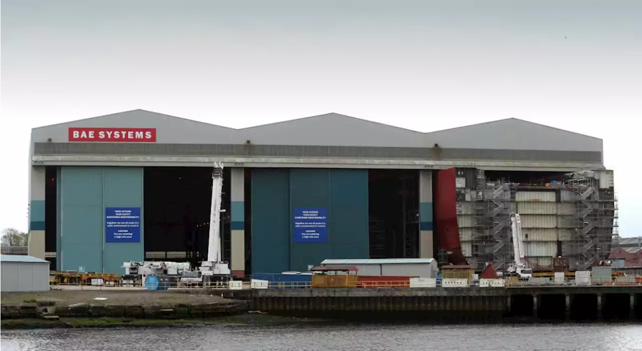 BAE reveal £100m plan to secure Govan shipyard on the River Clyde for decades