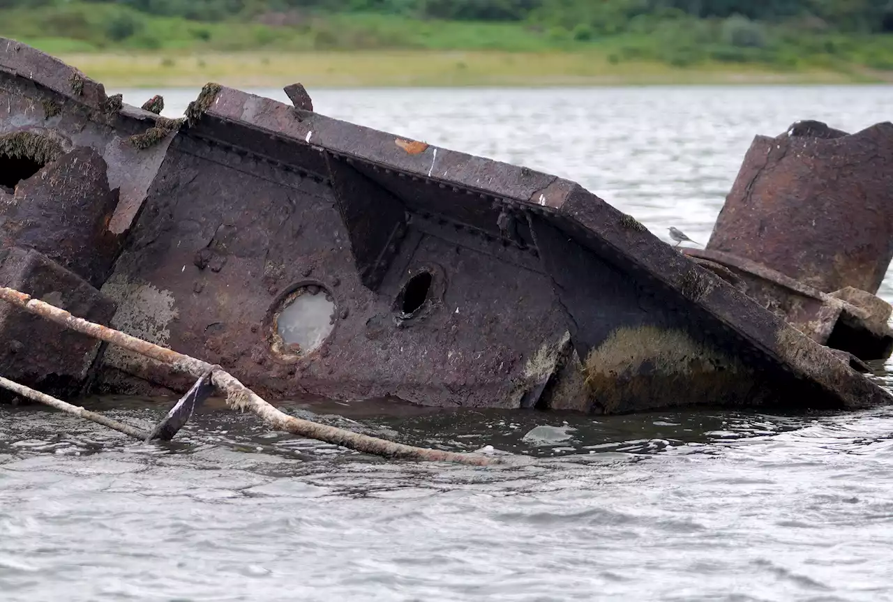 Danube Drought Reveals Hulks of World War II Battleships