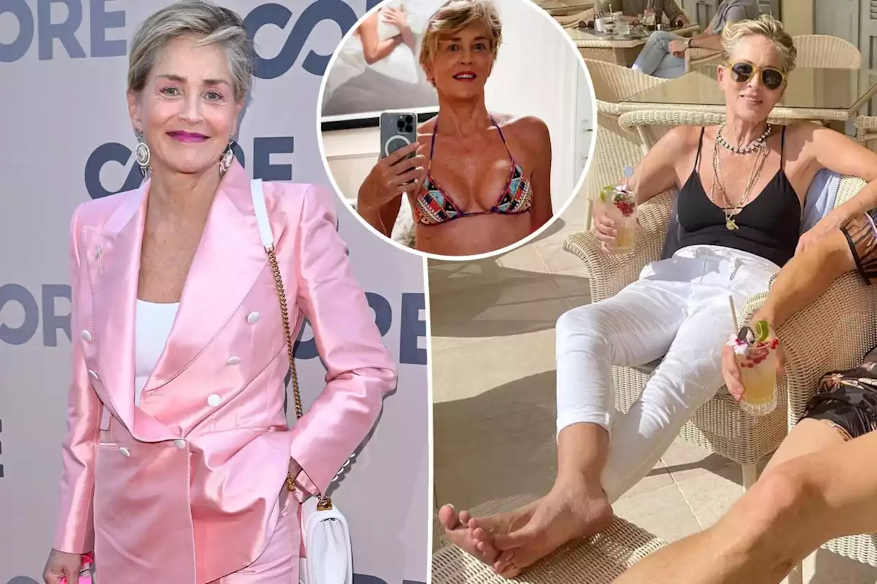 Sharon Stone, 64, mourns end of summer with bikini selfie