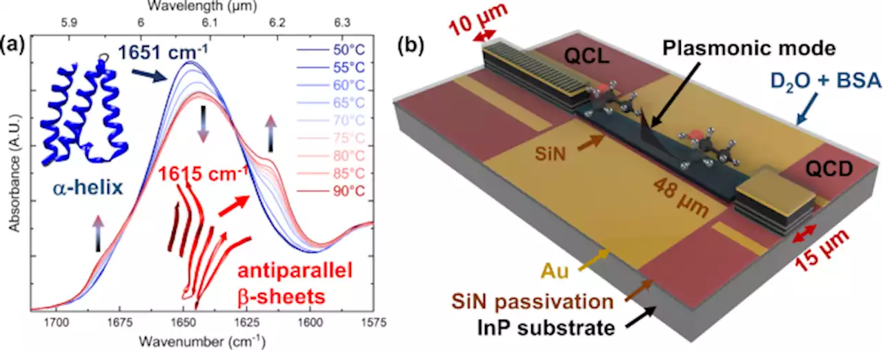 A mid-infrared lab-on-a-chip for dynamic reaction monitoring - Nature Communications