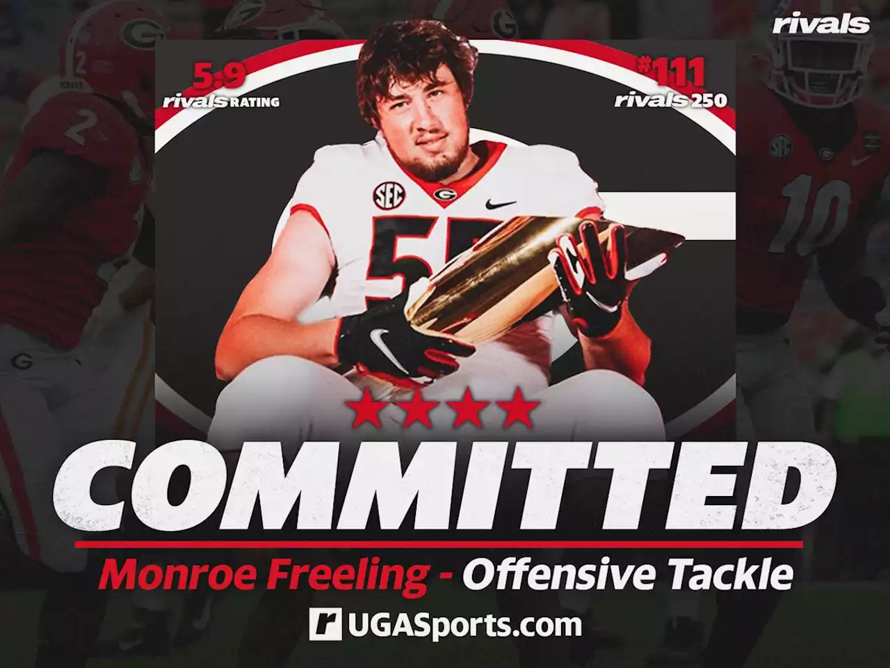 Rivals.com - Rivals250 offensive lineman Monroe Freeling commits to Georgia