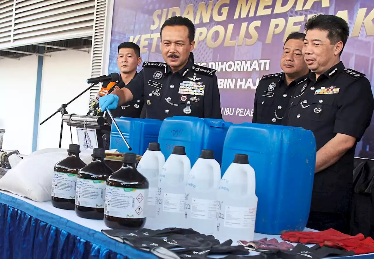 Million-ringgit drug bust in Selangor and Perak