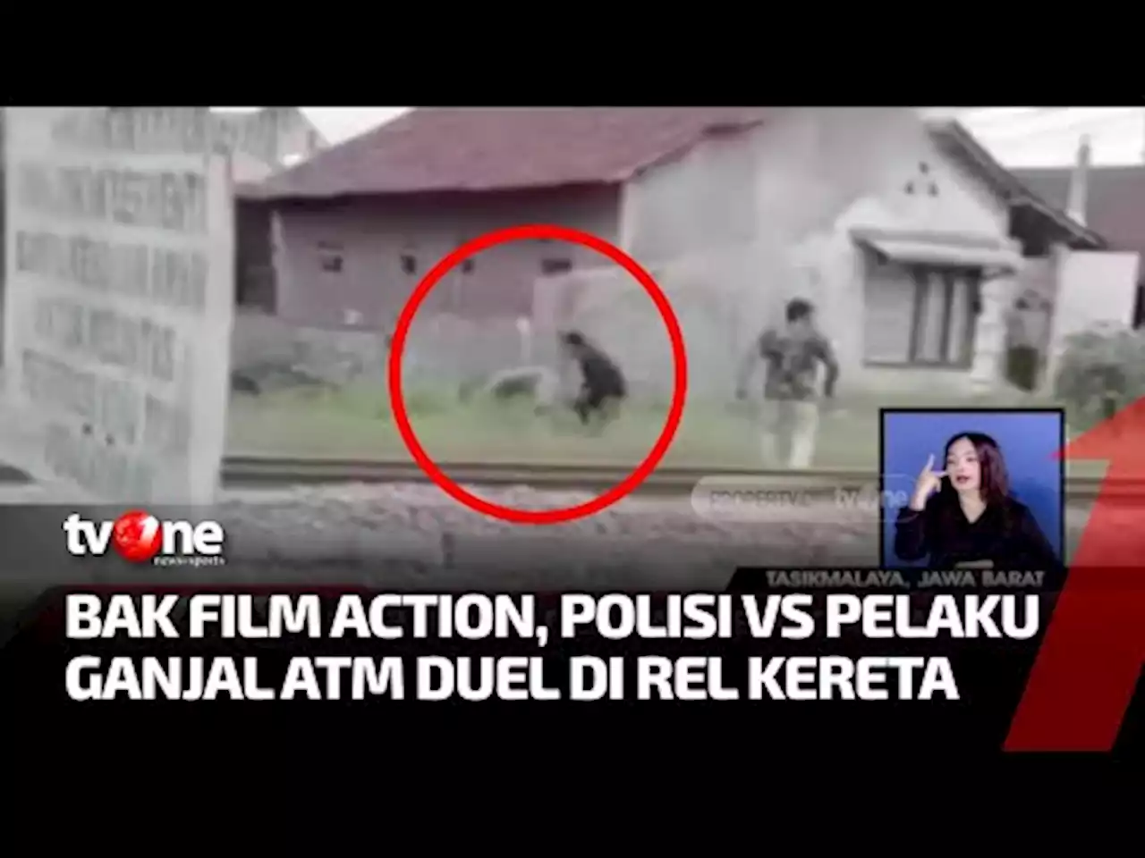 Aksi Duel Polisi Vs Pengganjal ATM Viral, Penangkapan Berlangsung Dramatis - tvOne