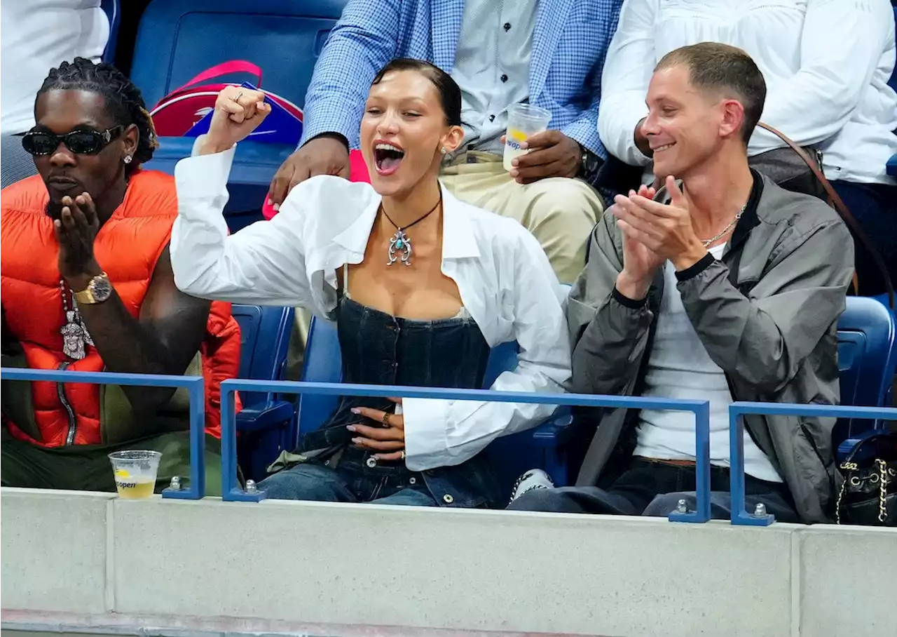 Bella Hadid Had the Time of Her Life Watching Serena Williams