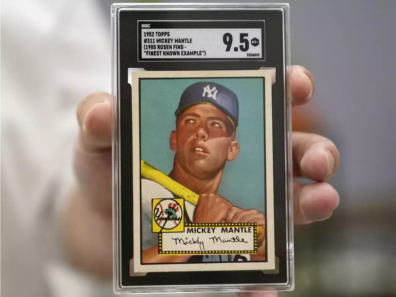 A Mickey Mantle baseball card is now the most expensive piece of sports memorabilia | WNYC | New York Public Radio, Podcasts, Live Streaming Radio, News