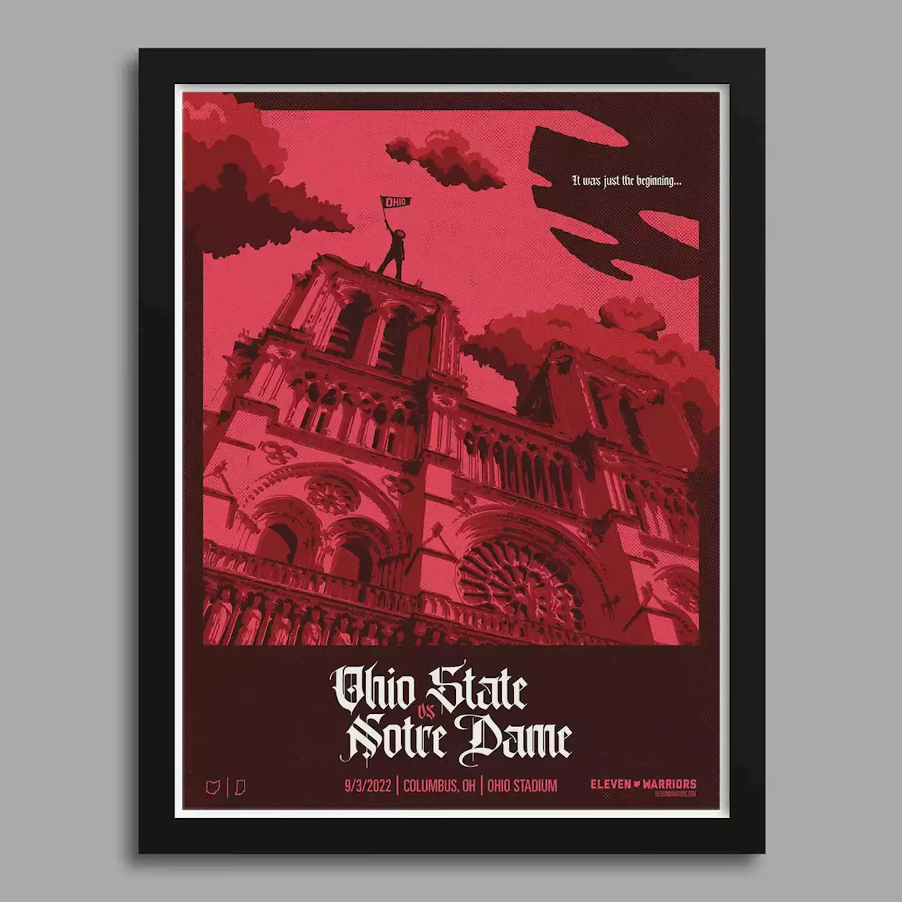 Hot Off the Press: Notre Dame Game Poster