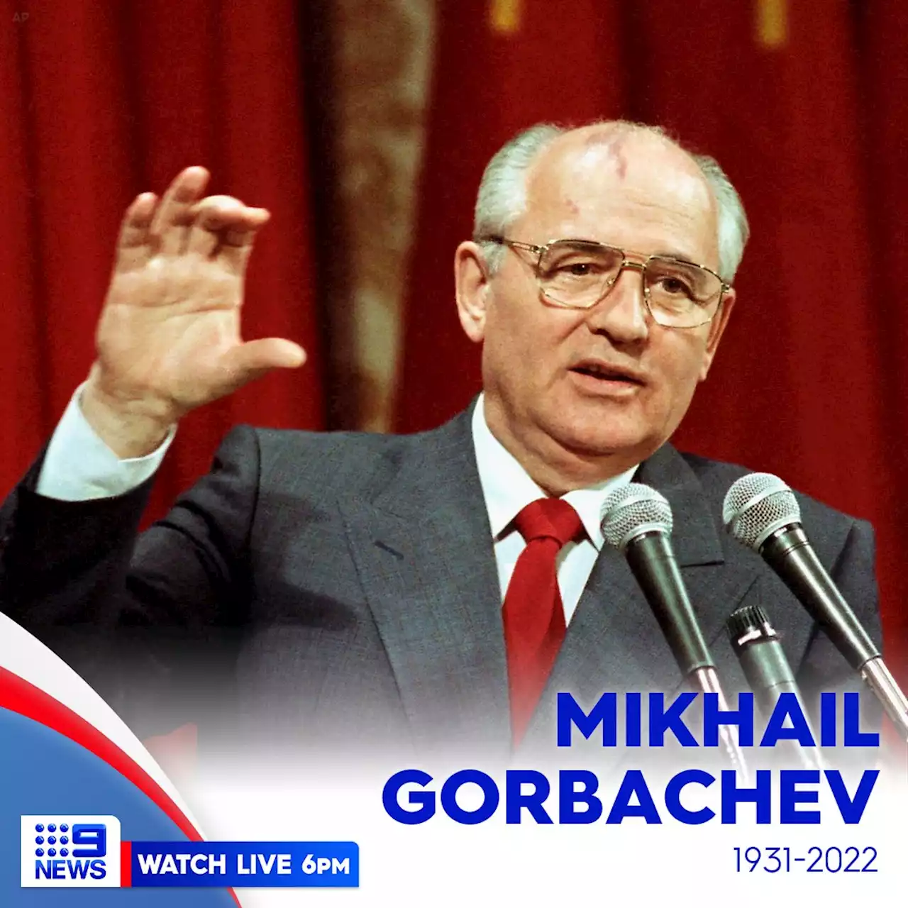 Former Soviet leader Mikhail Gorbachev dies aged 91