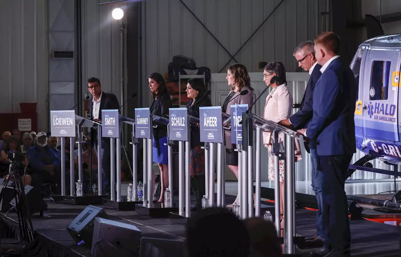 UCP leadership contenders to face off for final official debate before ballots are shipped