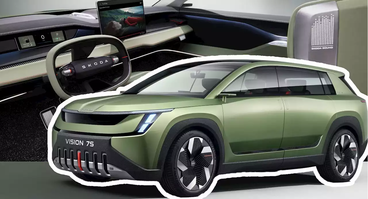 Skoda Vision 7S Concept Previews Electric Kodiaq Replacement With 370-Mile Range | Carscoops