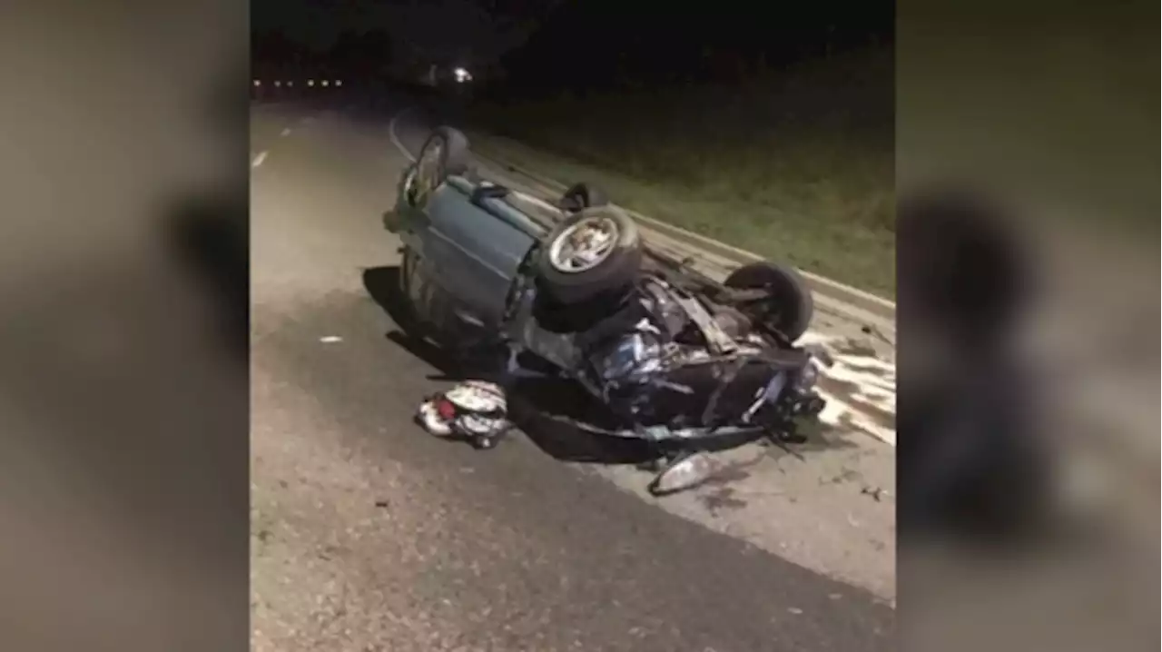 16-year-old charged with impaired driving after car flips over on Hamilton highway