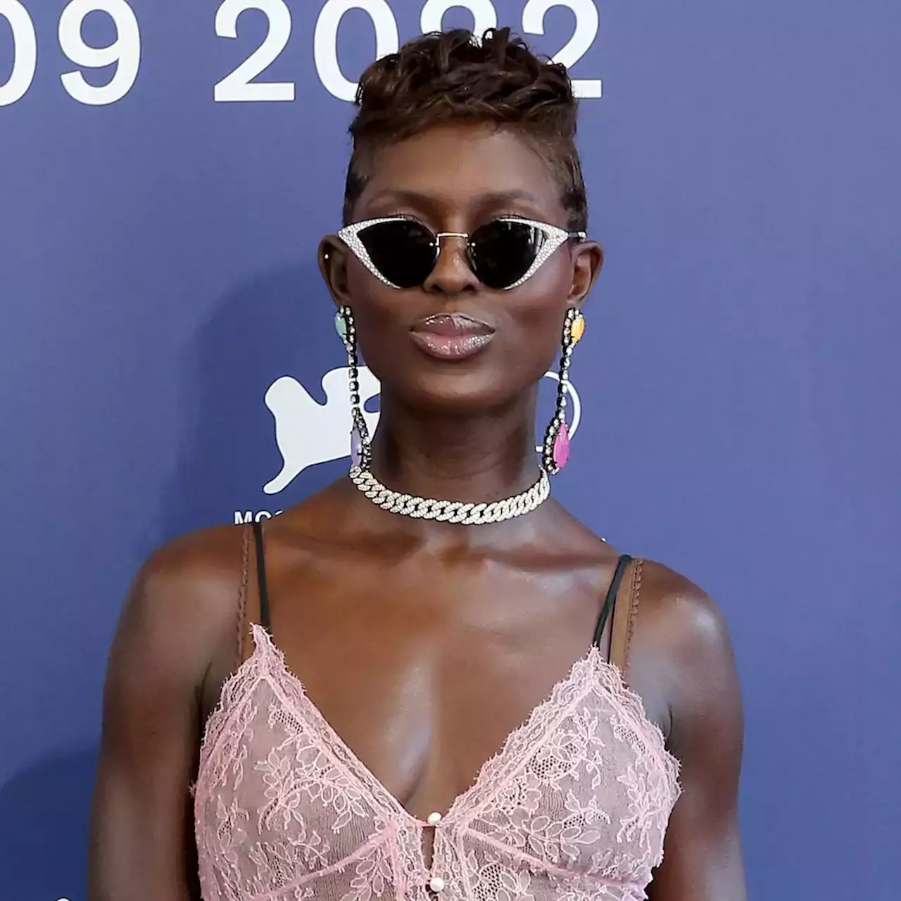 Jodie Turner Smith Makes The 2022 Venice Film Festival Her Runway With Sheer Lingerie Dress E 