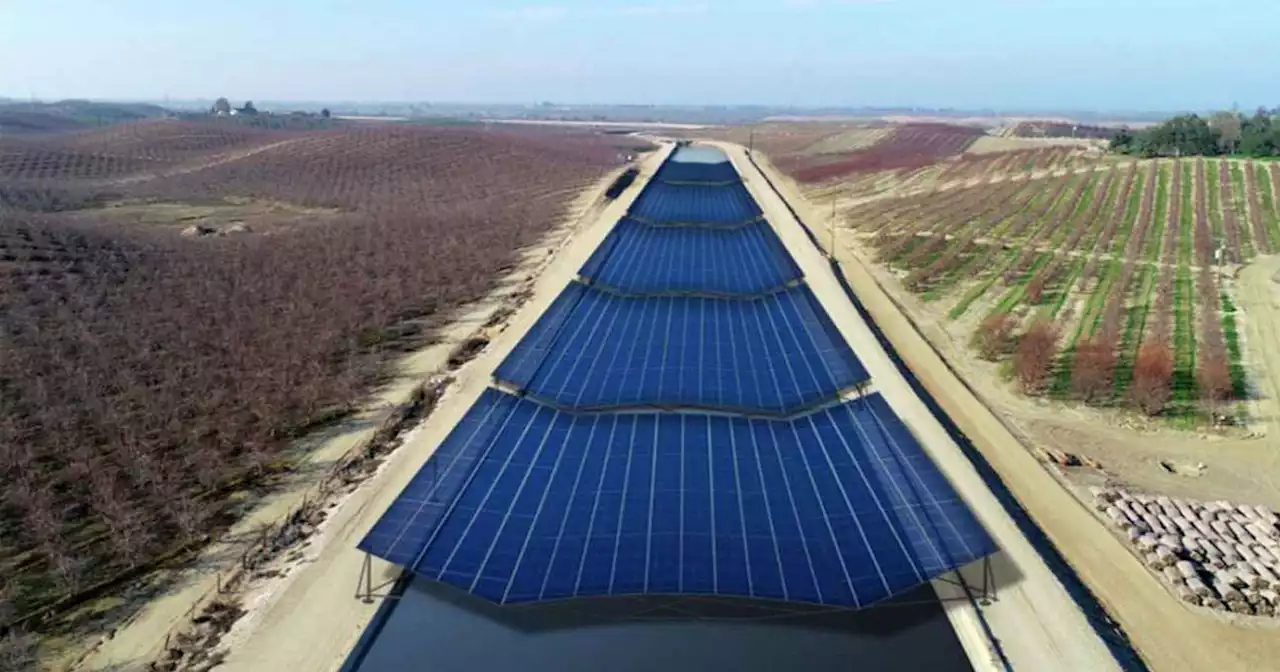 California Installing Huge Solar Panels Over Canals to Combat Drought