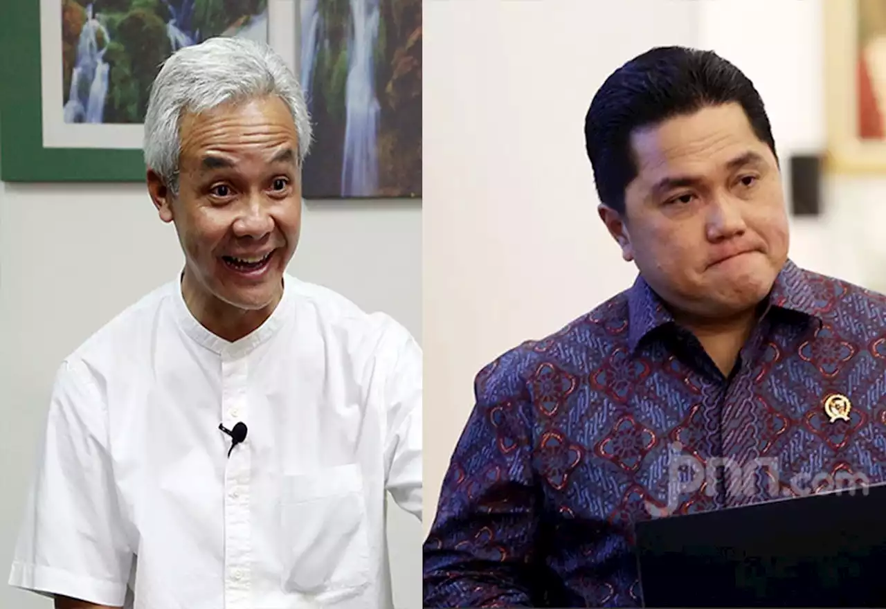 Survei Poltracking: Simulasi Ganjar Pranowo-Erick Thohir Paling Kuat, Prabowo-Puan Lemah