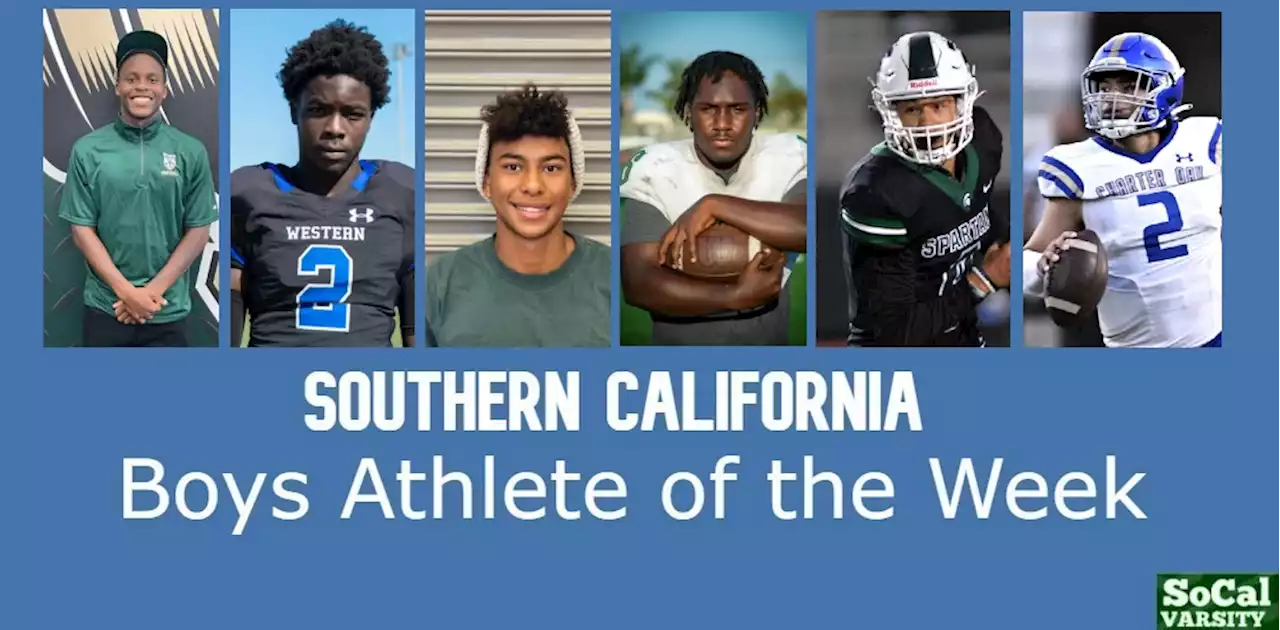 VOTE: Southern California Boys Athlete of the Week, September 2