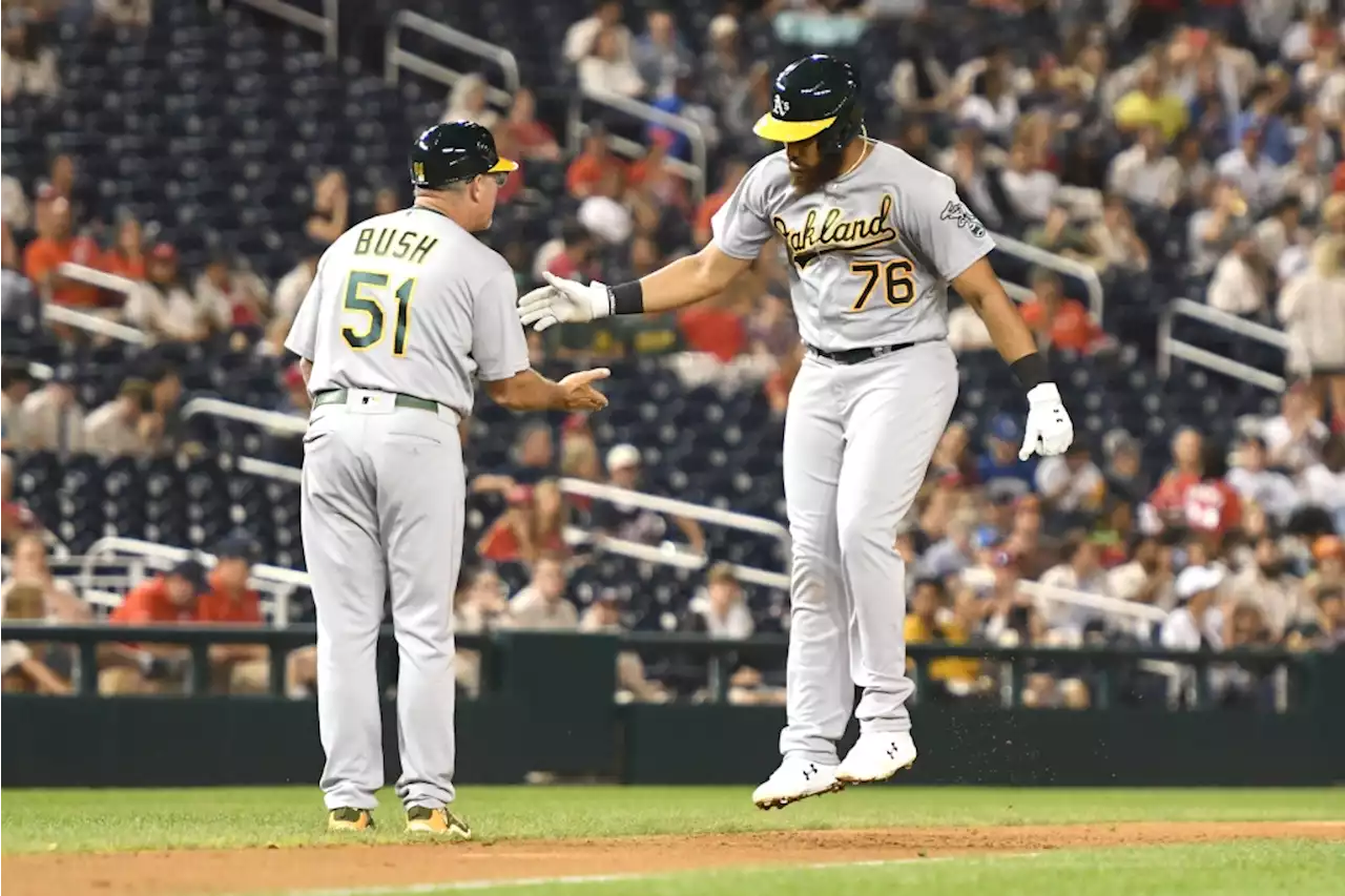 A’s win first ever game at Nationals Park, now await phenom’s debut