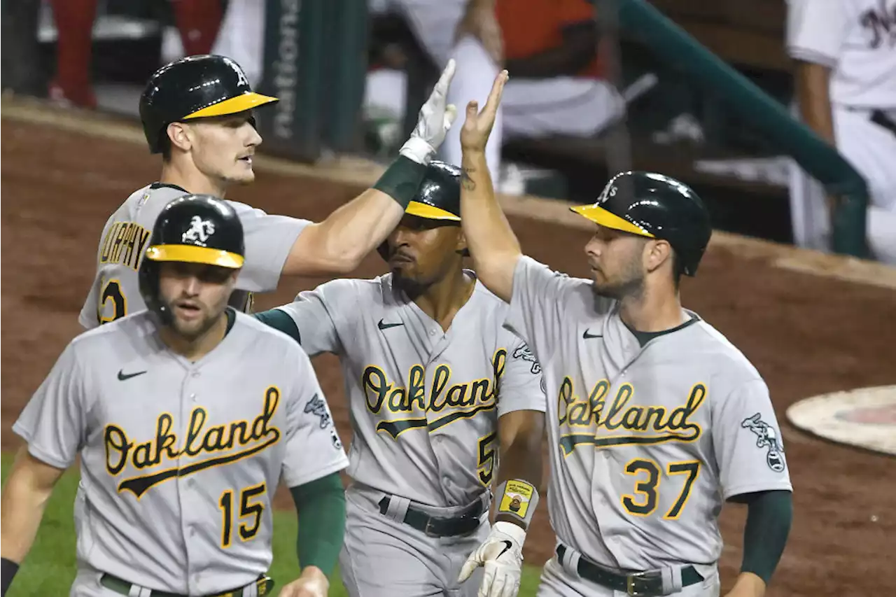 Murphy's Grand Slam Keys A's 10-6 Win Against Nationals