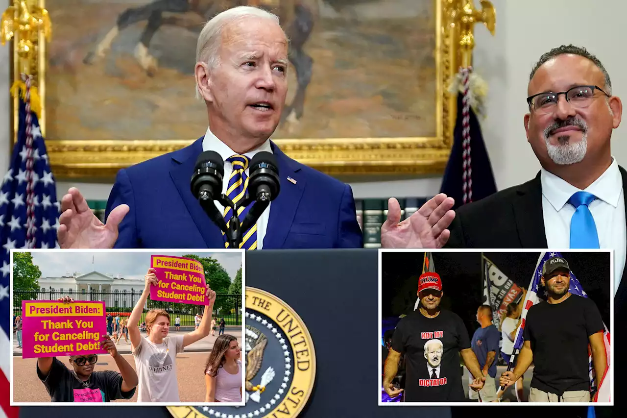 Americans split on Biden’s student loan debt relief — but most agree college too pricey: poll