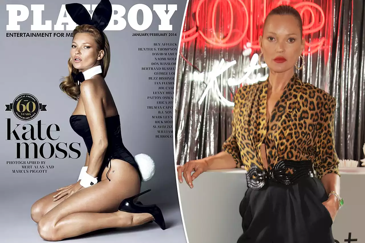 Kate Moss defends Hefner’s disgraced Playboy Mansion: ‘Nothing seedy or gross’