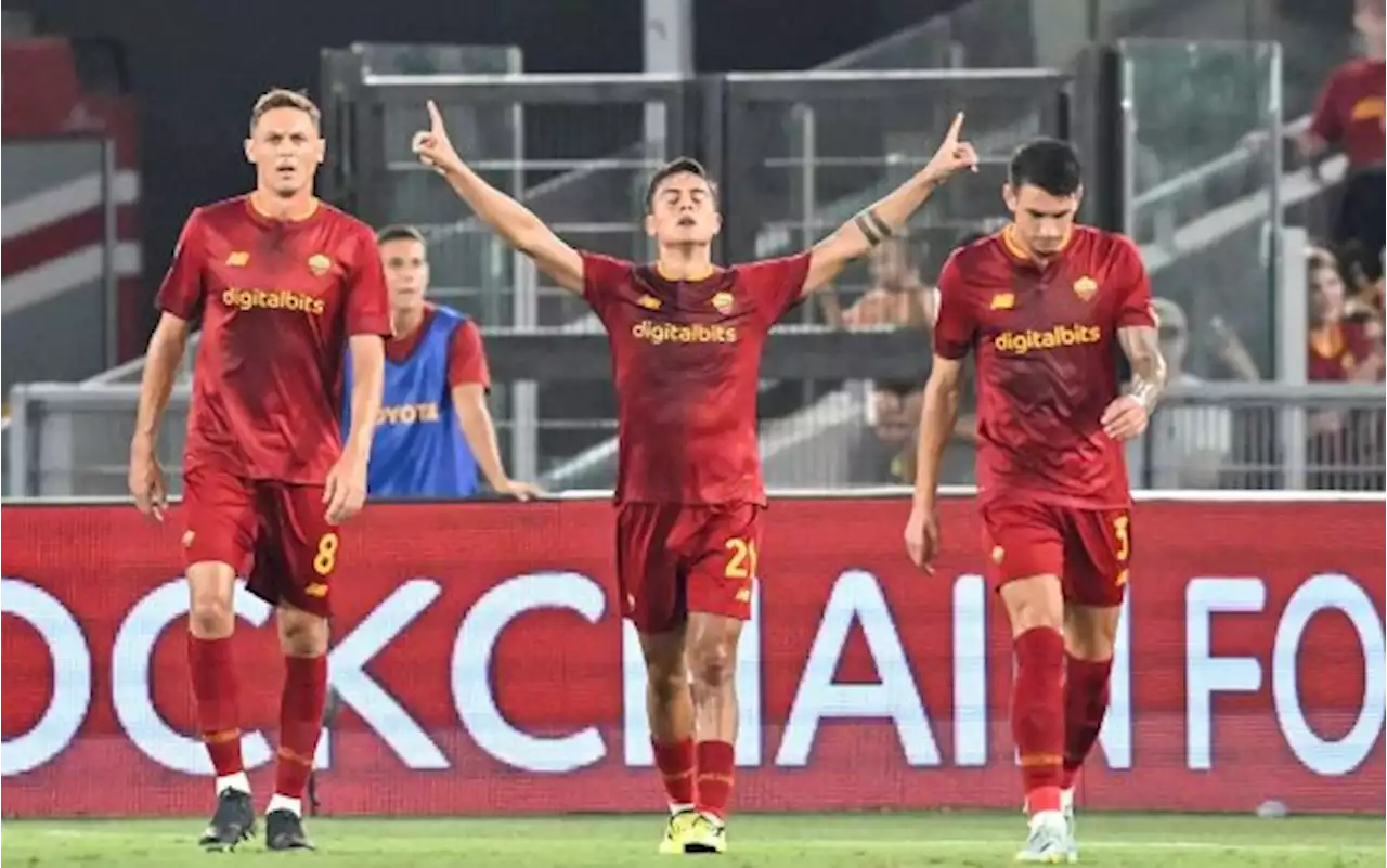 Serie A, Roma-Monza 3-0: doppietta Dybala, giallorossi primi