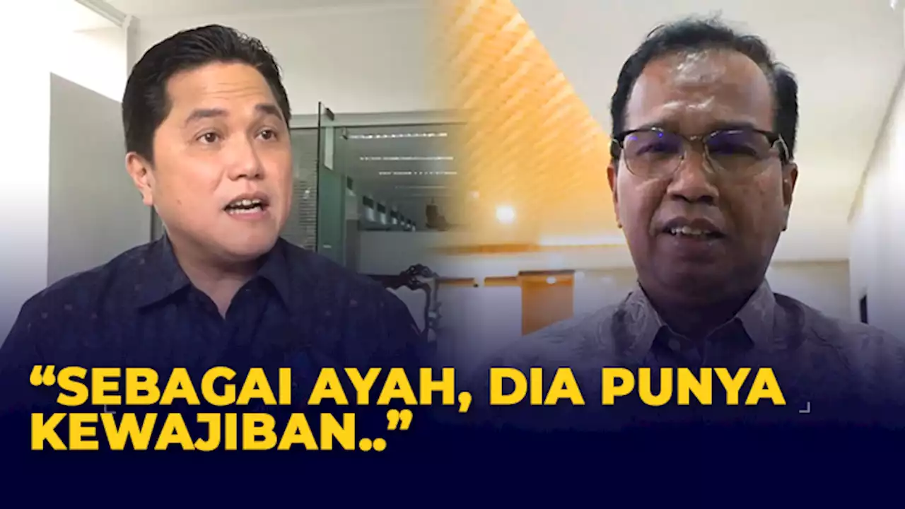 Erick Thohir Laporkan Faizal Assegaf soal Fitnah Banyak Istri: Datang Sebagai Seorang Ayah