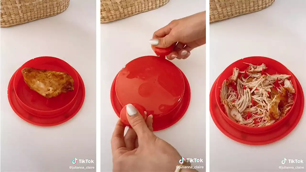 This $19 TikTok-Viral Gadget Shreds Meat & Vegetables in Seconds