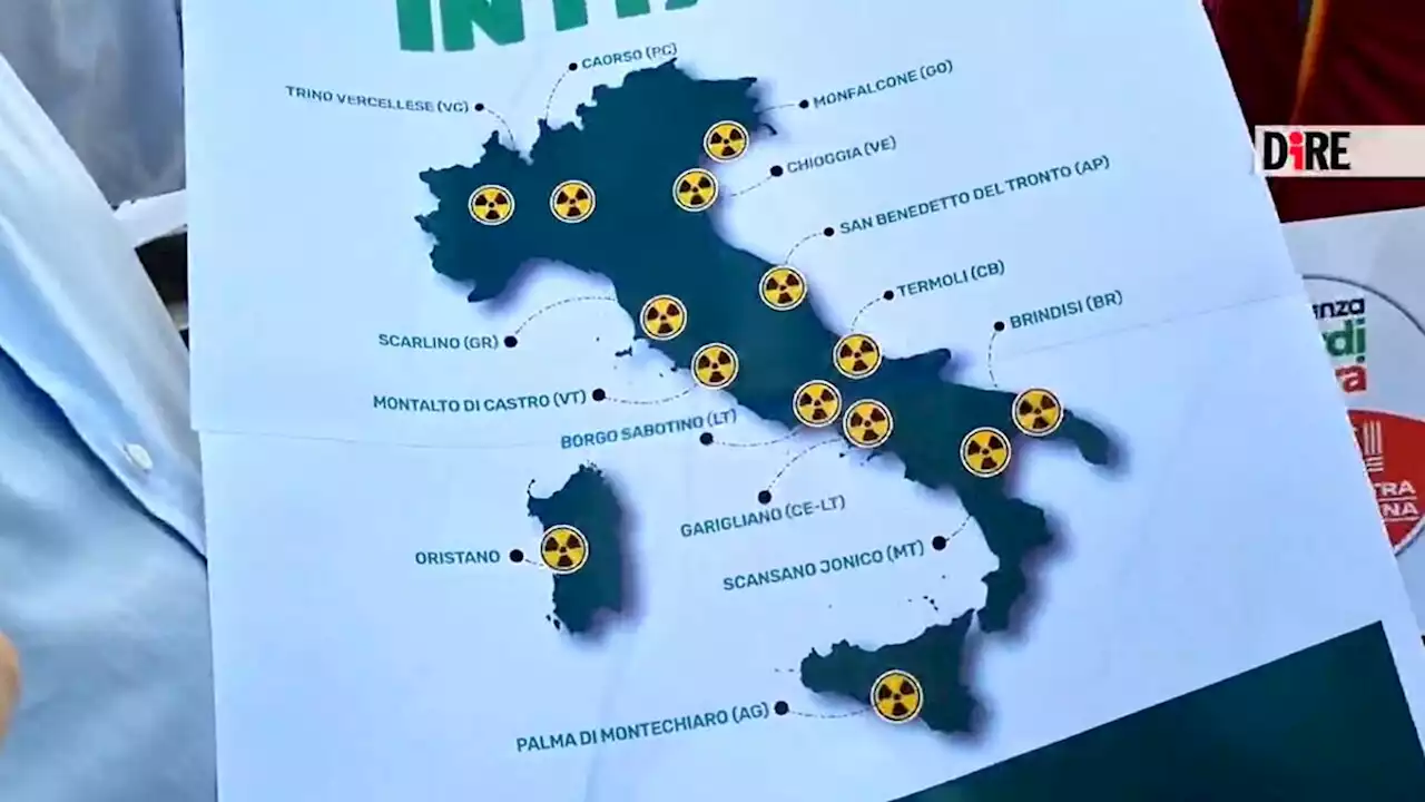 I verdi denunciano la 'mappa segreta delle centrali nucleari' svelando una lista di 12 anni fa