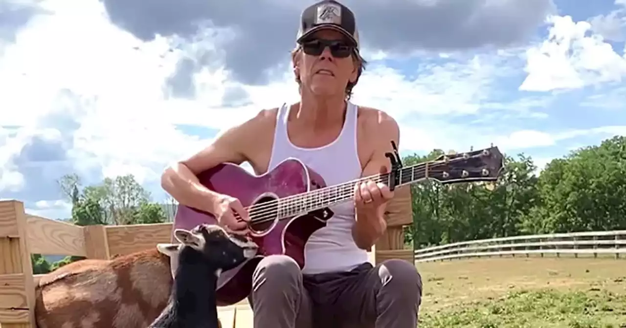 Kevin Bacon singing a Beyoncé song with his goats will make you smile