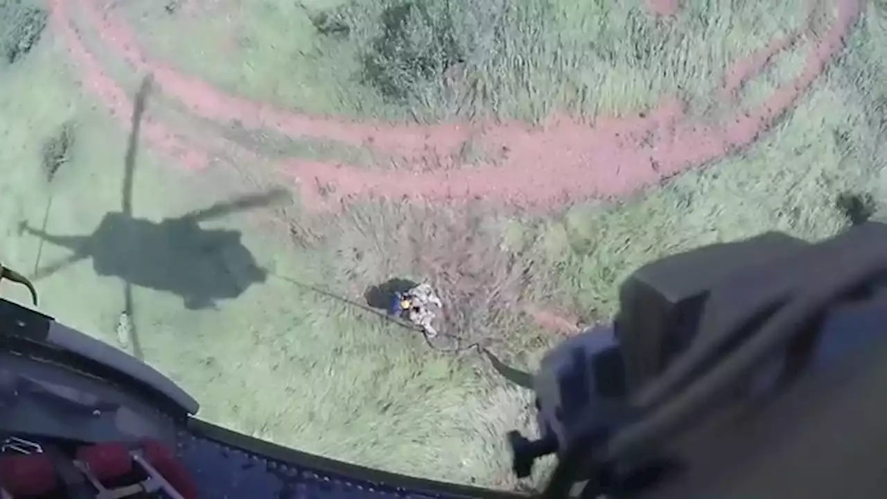 Watch Now: Helicopter rescue of migrant in the Baboquivari Mountains