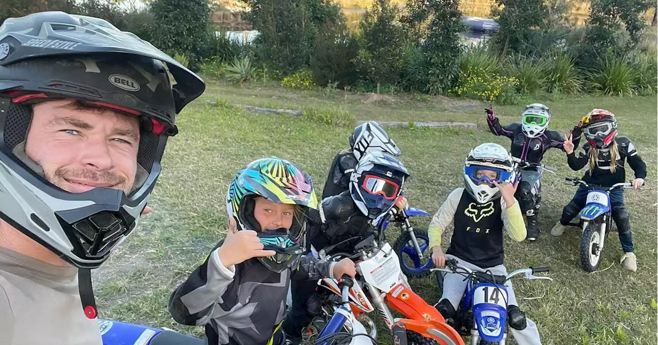 Chris Hemsworth Is 'Delegated to Camera Man' as His Boys Go Dirt Biking