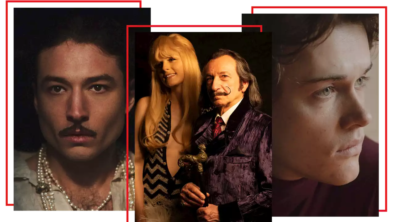 First Look at Ezra Miller and Ben Kingsley—Both as Salvador Dalí in ‘Dalíland’