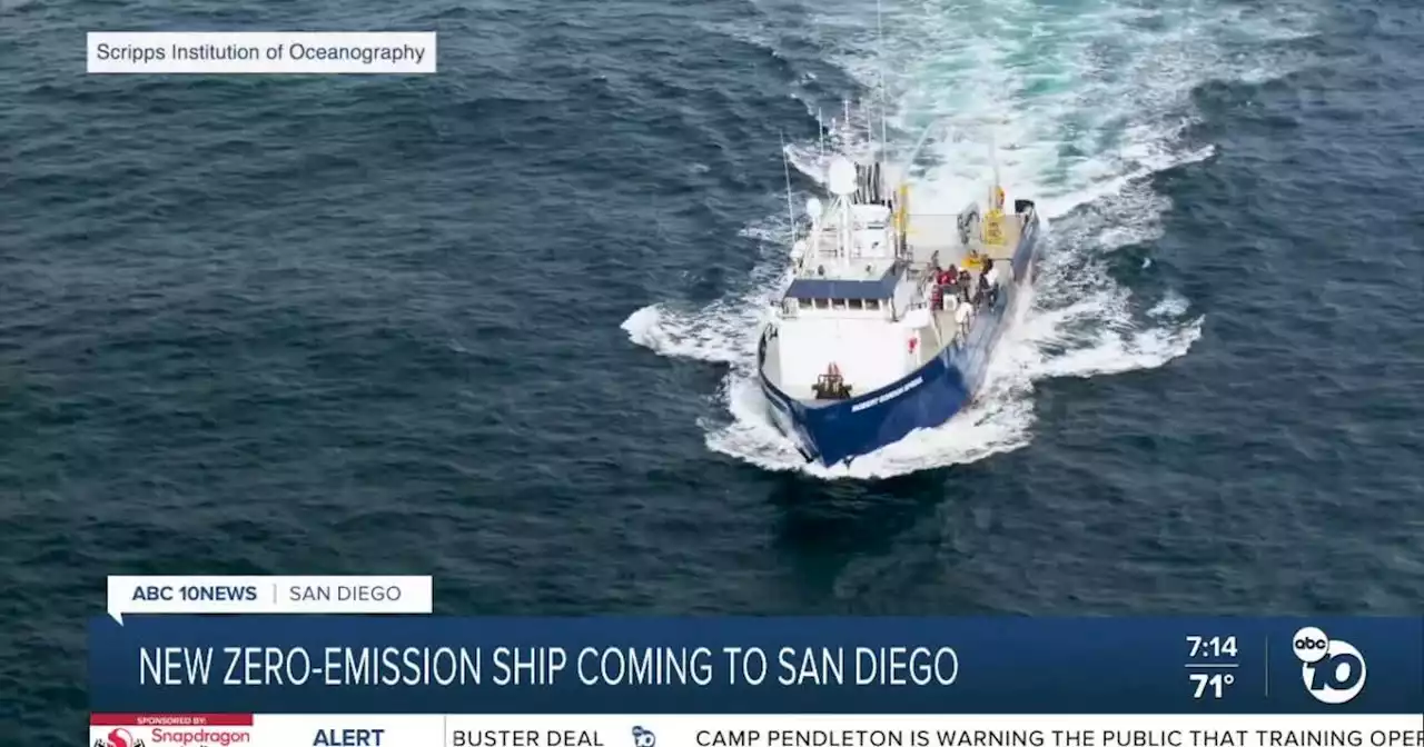 New $35 million, zero-emission ship coming to UC San Diego researchers