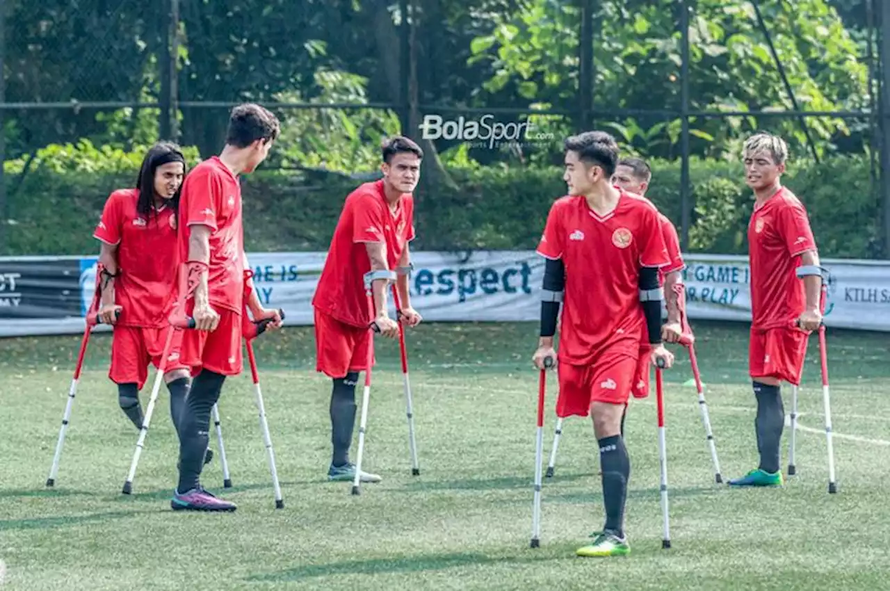 Animo Masyarakat yang Tinggi Kian Memotivasi Timnas Sepak Bola Amputasi Indonesia - Bolasport.com