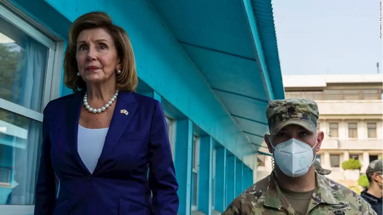 Pelosi visited Korean Demilitarized Zone with congressional delegation