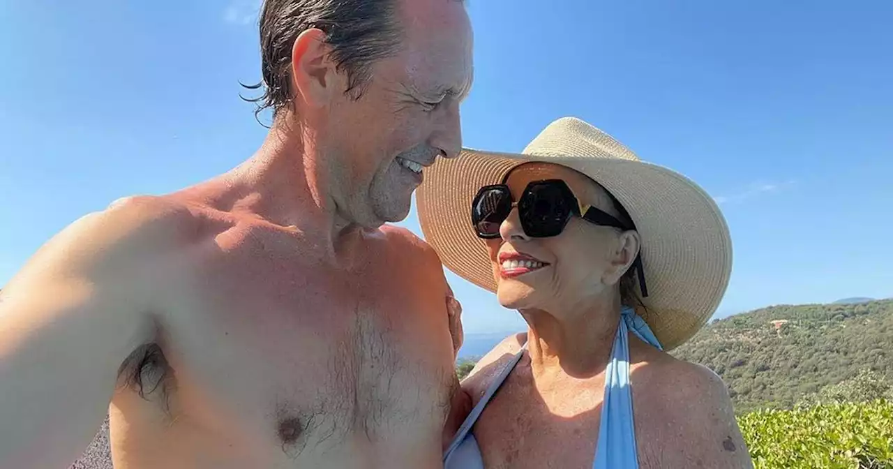 Joan Collins wows fans in blue bikini at 89 while on trip with toyboy hubby, 56