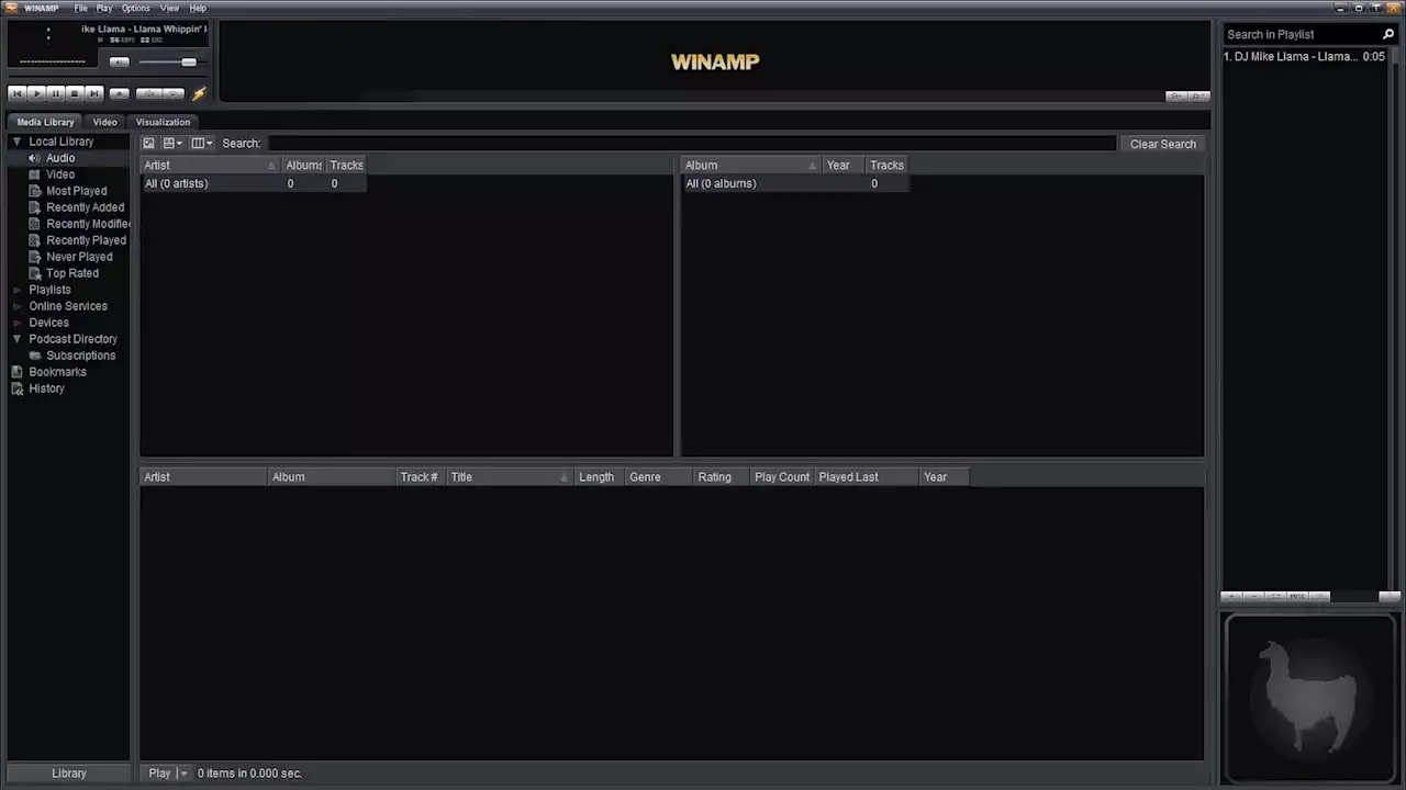 Llama's fearful as Winamp makes a return - Hypertext