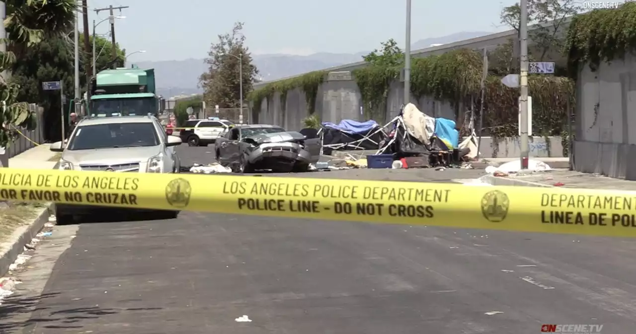 2 people killed by driver fleeing police in South L.A. were unhoused