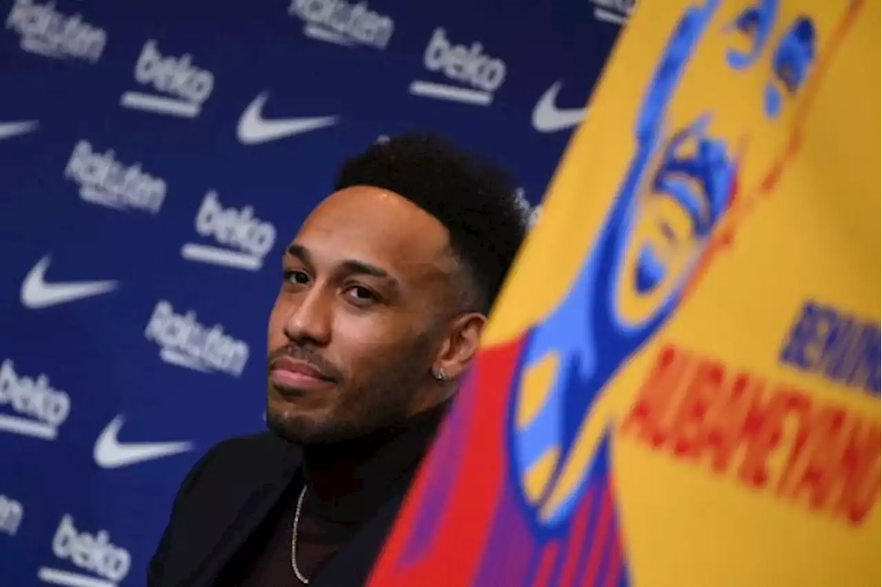 Aubameyang Ogah Tinggalkan Barcelona