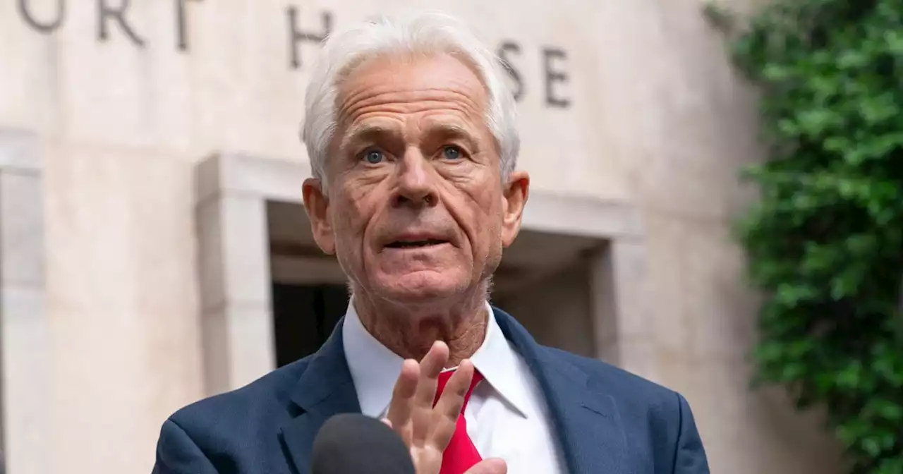 Justice Department sues ex-Trump aide Peter Navarro to produce White House emails