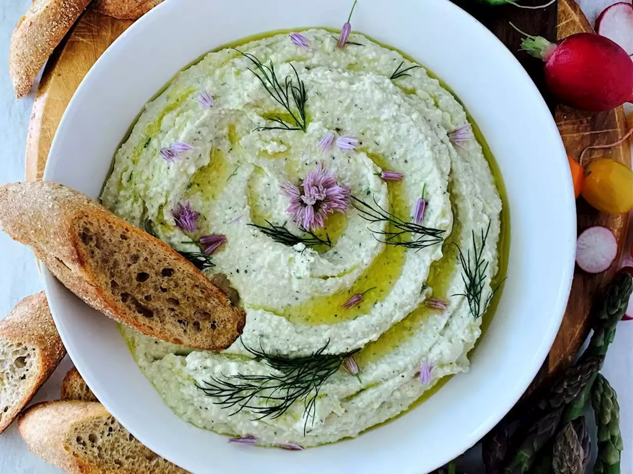 Kohlman: Herby white bean and feta dip pairs perfectly with fresh garden vegetables